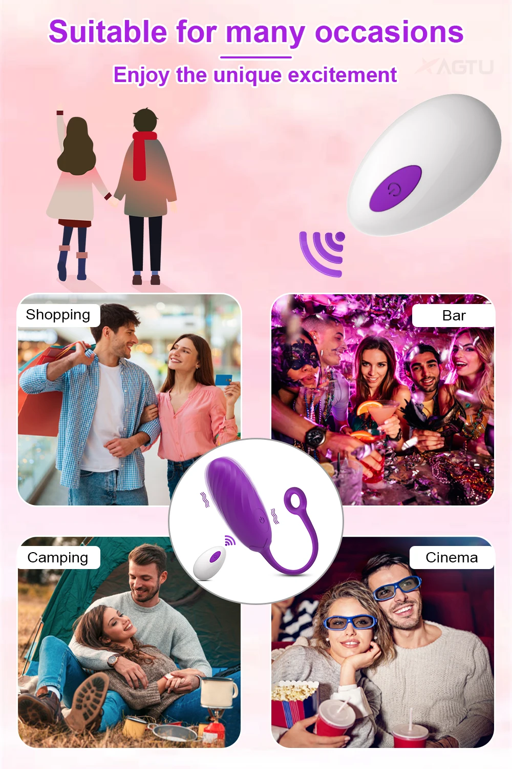 Wireless Vibrator Egg Remote Control G-Spot Clitoris Simulator Vagina Massage Vibrating Love Eggs Sex Toys Adult Goods for Women Wireless Vibrator Egg Remote Control G-Spot Clitoris Simulator Vagina Massage Vibrating Love Eggs Sex Toys Adult Goods for Women