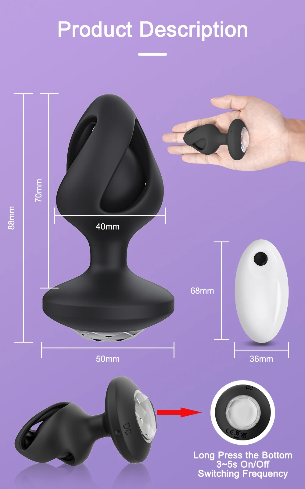 Anal Plug Vibrator Female Butt Plug for Women Prostate Massager Wireless Remote Control Adults Sex Toys Buttplug for Men Gay Anal Plug Vibrator Female Butt Plug for Women Prostate Massager Wireless Remote Control Adults Sex Toys Buttplug for Men Gay