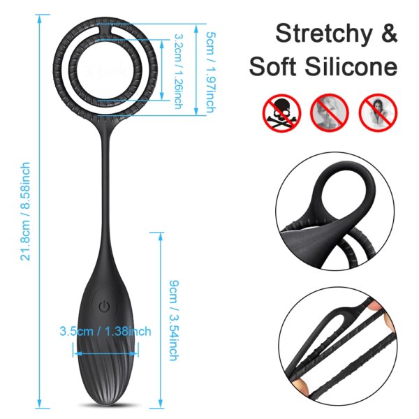 Remote Control Anal Plug Vibrator with Cork Ring for Men Male Prostate Massage Anal Unisex Butt Plug Adult Goods Sex Toys