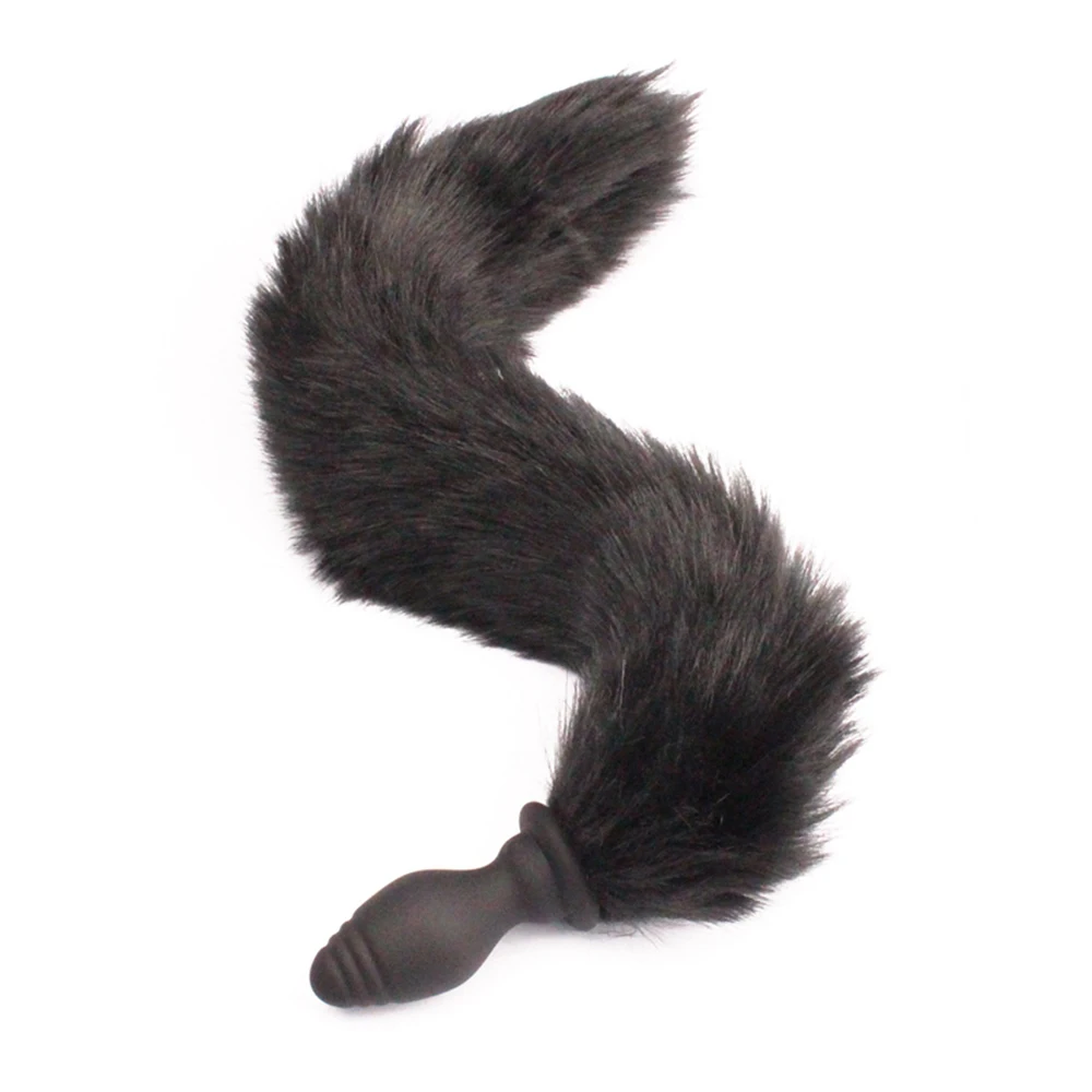 Wireless Remote Control Anal Plug Sex Toys Fox Tail Soft Sex Tail Butt Plug Erotic Anus Toys For Adult Tail Flirting Cosplay Sex
