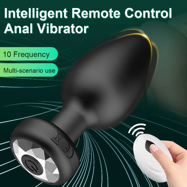 Wireless Remote Control Anal Vibrator Butt Plug Men Prostate Massager Female Vagina Vibrators Masturbator Sex Toy for Gay Couple