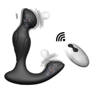 10 Frequency Male Prostate Massager Vibrator Anal Butt Plug Remote Control Vibrators Enhance Sexual Pleasure Sex Toys for Women