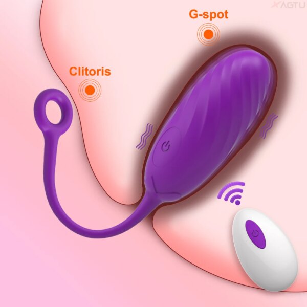 Powerful Remote Controller Egg Vibrator For Women Nipple Clitoral Stimulation Vagina Massage Love egg Vibrating Adult Sex toys