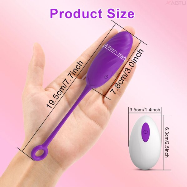 Powerful Remote Controller Egg Vibrator For Women Nipple Clitoral Stimulation Vagina Massage Love egg Vibrating Adult Sex toys