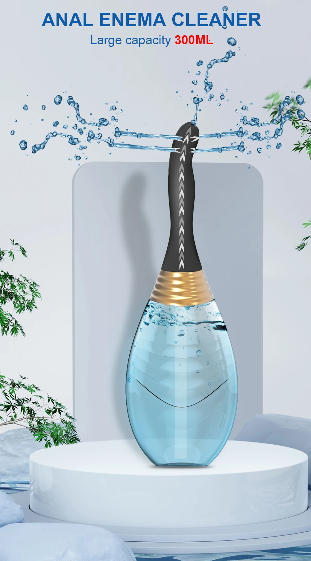 Anal Cleaner Silicone Health Automatic Enema Sex Colon Vaginal Tool Anal Plug Butt Douche Shower Cleaning Enemator for Men Women Anal Cleaner Silicone Health Automatic Enema Sex Colon Vaginal Tool Anal Plug Butt Douche Shower Cleaning Enemator for Men Women