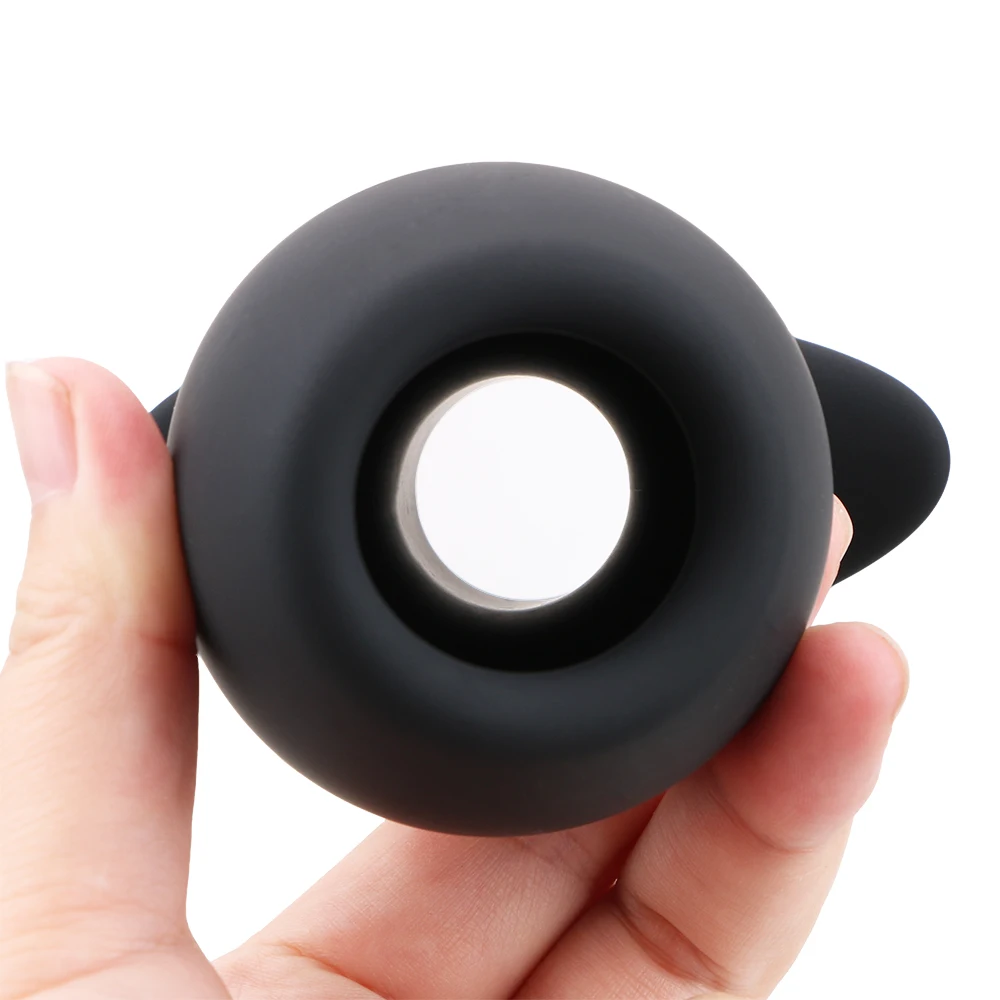 OLO Anal Plug Sex Tool For Couple Butt Plug Enema Anal Dilator Hollow Silicone Erotic Sex Toy For Women Men Vagina Speculum