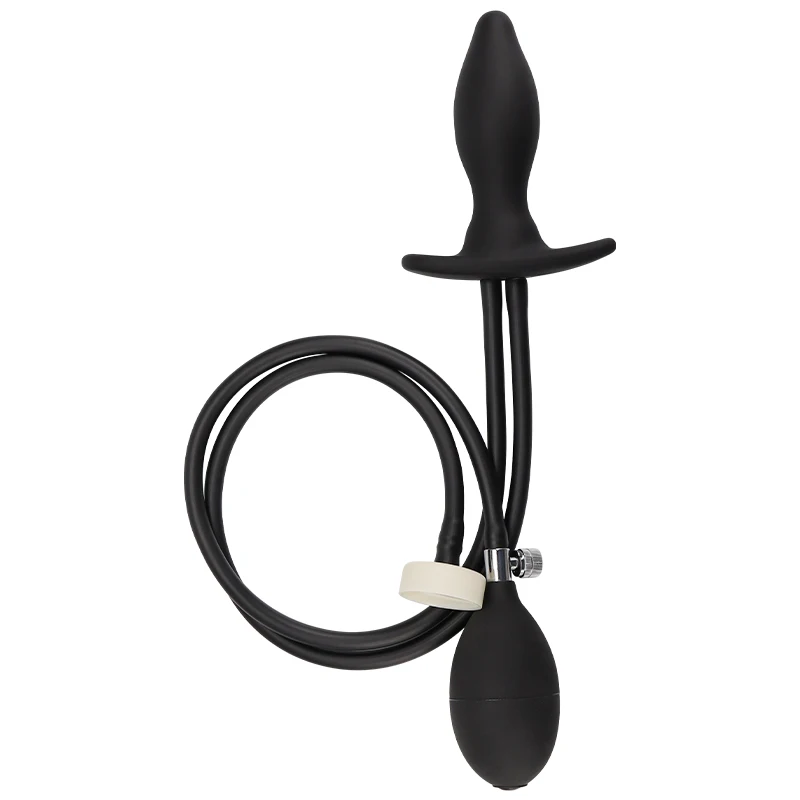 Inflatable Buttplug Pee Enema Tool/Cleaning  Silicone Anal Plug/Dildo Prostate Massager Extreme Dilator Sex Toy for Women Men