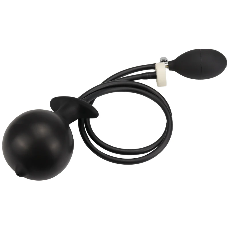 Inflatable Buttplug Pee Enema Tool/Cleaning  Silicone Anal Plug/Dildo Prostate Massager Extreme Dilator Sex Toy for Women Men