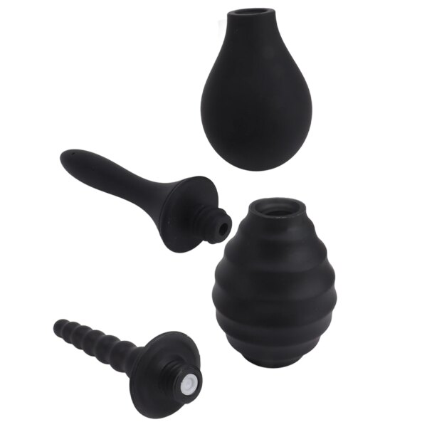 Enema Douche Bulb Kit Reusable Odorless Soft Silicone Douche Enema Bulb Tool for Men Women Reusable Anal Bulb Douche