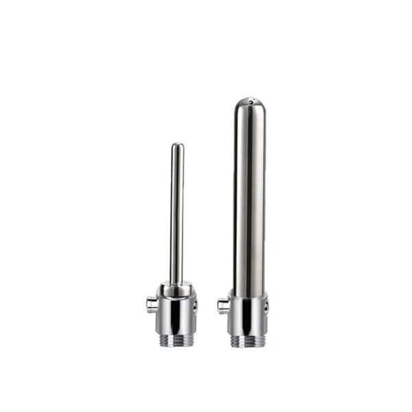 1Pc Stainless Steel Enema Cleaning Vaginal Wash Anal Douche With Switch Valve Nozzle Anal Douche Hygiene Tool Woman/Man Shower