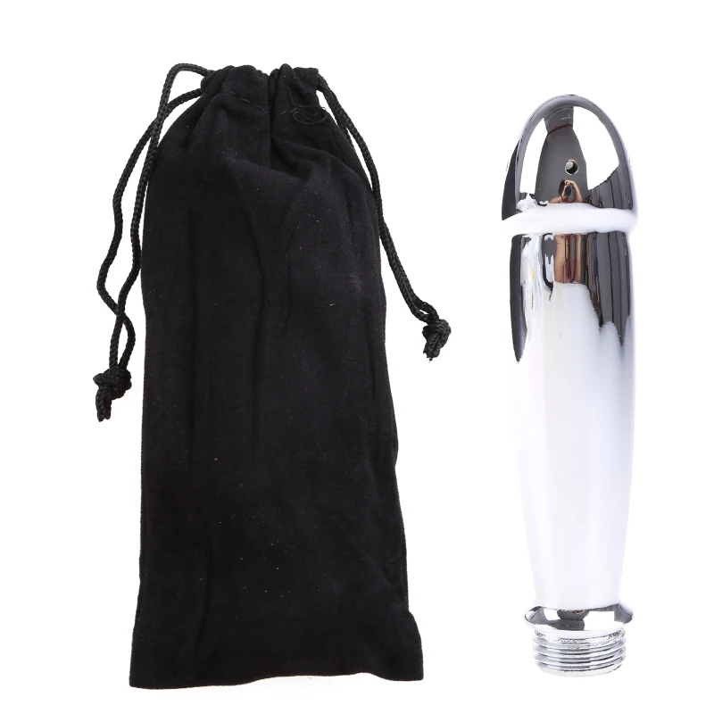 Stainless Steel Enema Anal Douche Shower Head Vaginal Cleaning Tool for Men and Women Portable Private Hygiene Shower