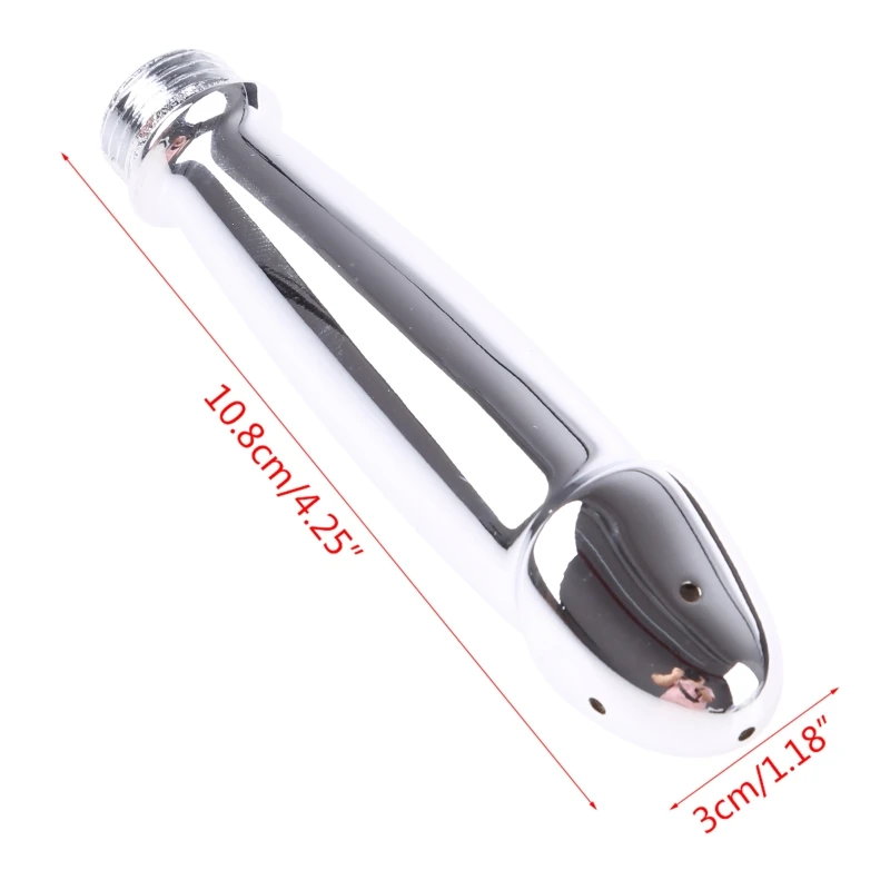 Stainless Steel Enema Anal Douche Shower Head Vaginal Cleaning Tool for Men and Women Portable Private Hygiene Shower