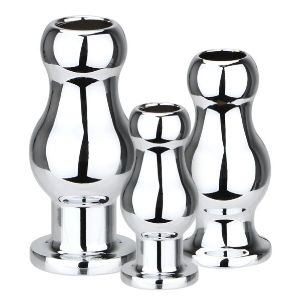 Metal Anal Plug Hollow Butt Dilator For Women Vaginal Expander Douche Enema Sex Toys Men Adult Games Couple Tool Erotic Products
