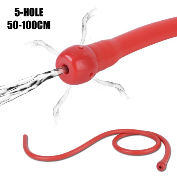50/100cm Hose Anal Washer Women Vaginal Shower Butt Plug Men Medical Enema Douche Pipe Erotic Adults Games Sex Toys For Couples