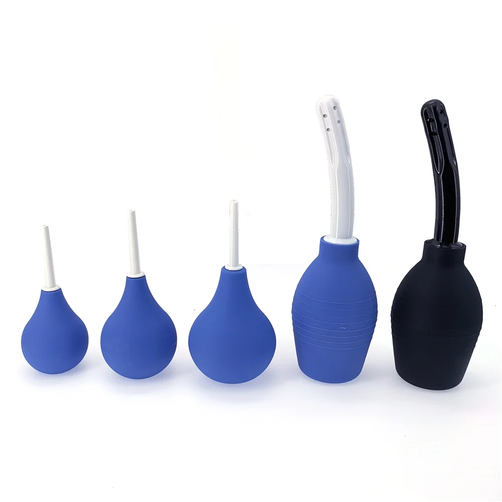 1Pc Enema Cleaning Container Vagina & Anal Cleaner Douche Bulb Design Medical Rubber Health Hygiene Tool Sex Toys For Woman/Man