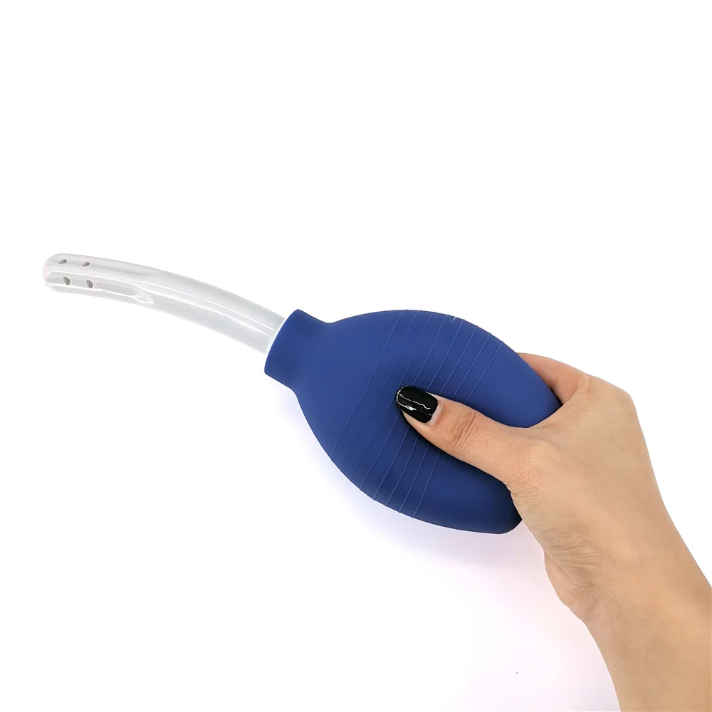 1Pc Enema Cleaning Container Vagina & Anal Cleaner Douche Bulb Design Medical Rubber Health Hygiene Tool Sex Toys For Woman/Man