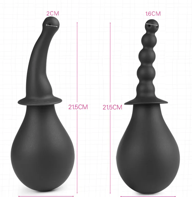 Anal Douche Cleaning Enema Silicone Butt Plug For Woman Anus Sex​ Tool for women Men BDSM Gay Anal Shower Erotic Adult Sex Toys