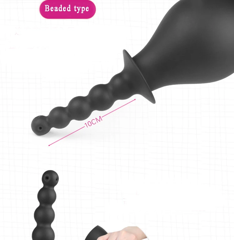 Anal Douche Cleaning Enema Silicone Butt Plug For Woman Anus Sex​ Tool for women Men BDSM Gay Anal Shower Erotic Adult Sex Toys