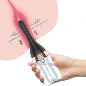 Anal Cleaner Silicone Health Automatic Enema Colon Vaginal Cleaner Tool Anal Douche Shower Cleaning Enemator For Men And Women