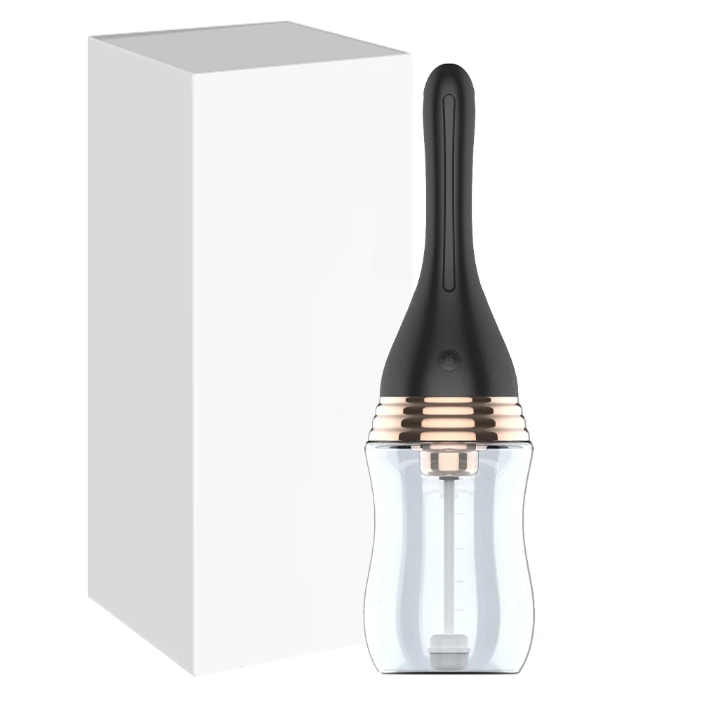 Anal Cleaner Silicone Health Automatic Enema Colon Vaginal Cleaner Tool Anal Douche Shower Cleaning Enemator For Men And Women