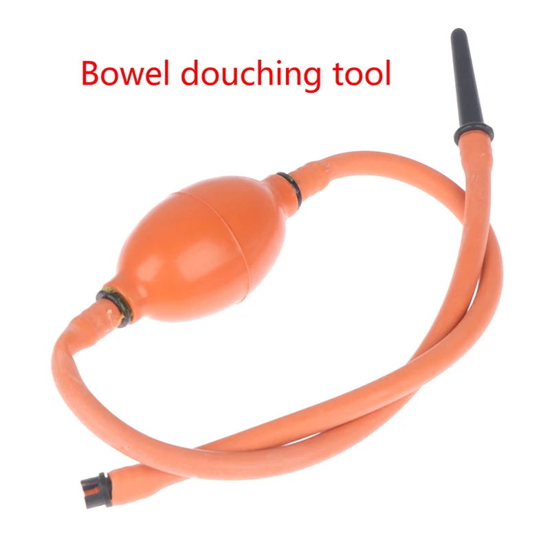 Bowel Douching Tool Douche Clean And Healthy Wash Flusher Enemator Cleaner System Men Women Made Of Soft  Silicone Anal Shower