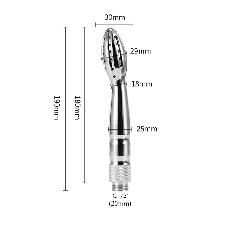 Douche Nozzle Vaginal Wash Shower Head 48-Hole Anal Enema Cleaning Shower Colonic Anus Sex Tools for Men Woman Anus Sex Tools Douche Nozzle Vaginal Wash Shower Head 48-Hole Anal Enema Cleaning Shower Colonic Anus Sex Tools for Men Woman Anus Sex Tools