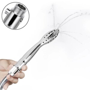 Douche Nozzle Vaginal Wash Shower Head 48-Hole Anal Enema Cleaning Shower Colonic Anus Sex Tools for Men Woman Anus Sex Tools