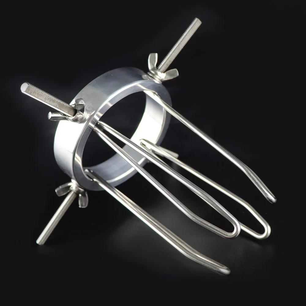 Metal Anal Dilator Butt Plug Vagina Speculum Unisex Sex Stopper BDSM Enema Adult Erotic Toys for Men Women Couples Anus Trainer