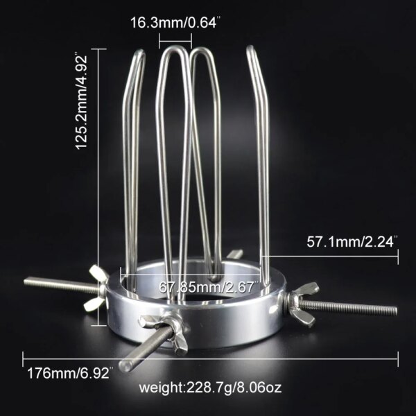 Metal Anal Dilator Butt Plug Vagina Speculum Unisex Sex Stopper BDSM Enema Adult Erotic Toys for Men Women Couples Anus Trainer