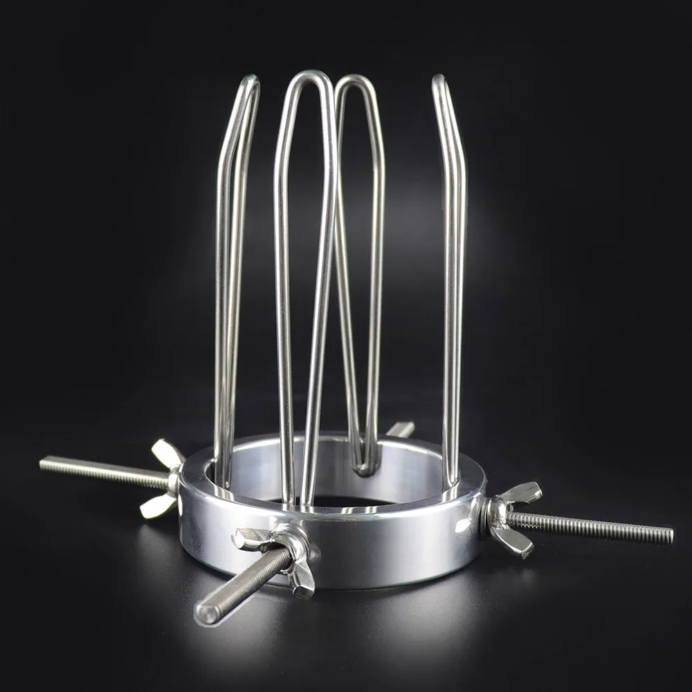 Metal Anal Dilator Butt Plug Vagina Speculum Unisex Sex Stopper BDSM Enema Adult Erotic Toys for Men Women Couples Anus Trainer