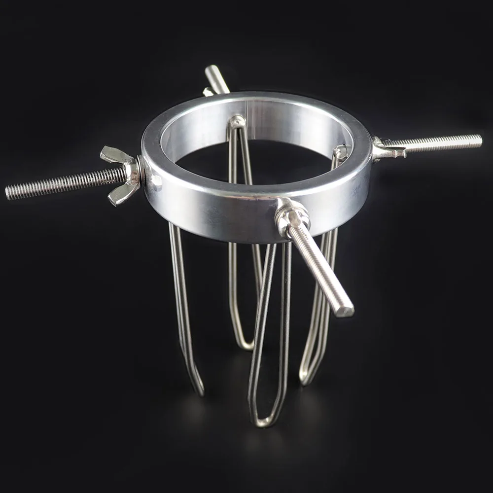 Metal Anal Dilator Butt Plug Vagina Speculum Unisex Sex Stopper BDSM Enema Adult Erotic Toys for Men Women Couples Anus Trainer