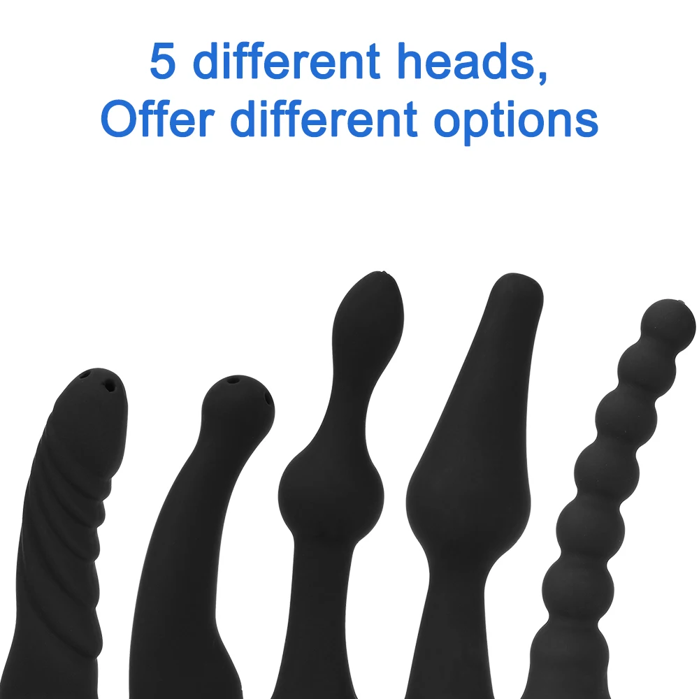 Douche Enema Wsher Nozzles Anal Toys For Women Dildos Vaginal Shower Cleansing Men Butt Plug Cleaner Wash Clean Sex Tools Couple
