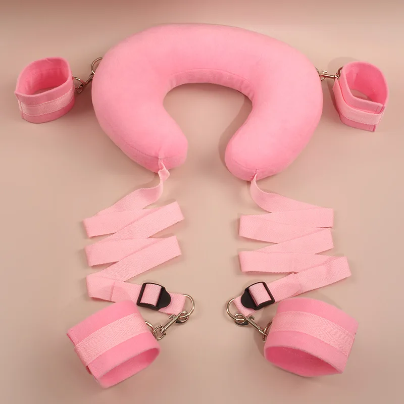 BDSM Bondage Set King Size Bed Restraints Adjustable Straps Sex Ties Handcuff Wrist Ankle Cuff & Blindfold Sex Toys for Couples BDSM Bondage Set King Size Bed Restraints Adjustable Straps Sex Ties Handcuff Wrist Ankle Cuff & Blindfold Sex Toys for Couples