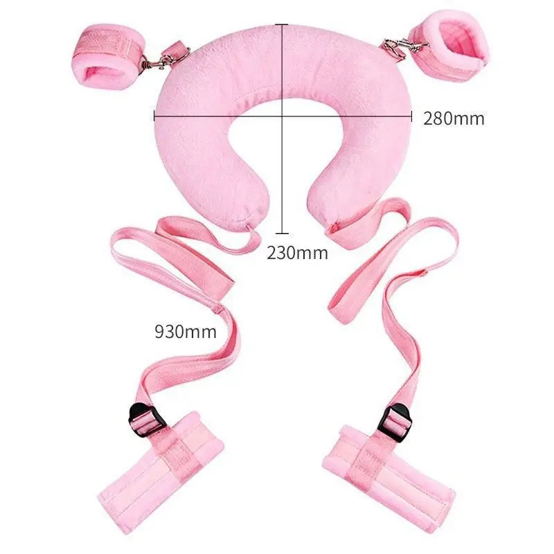 BDSM Bondage Set King Size Bed Restraints Adjustable Straps Sex Ties Handcuff Wrist Ankle Cuff & Blindfold Sex Toys for Couples BDSM Bondage Set King Size Bed Restraints Adjustable Straps Sex Ties Handcuff Wrist Ankle Cuff & Blindfold Sex Toys for Couples