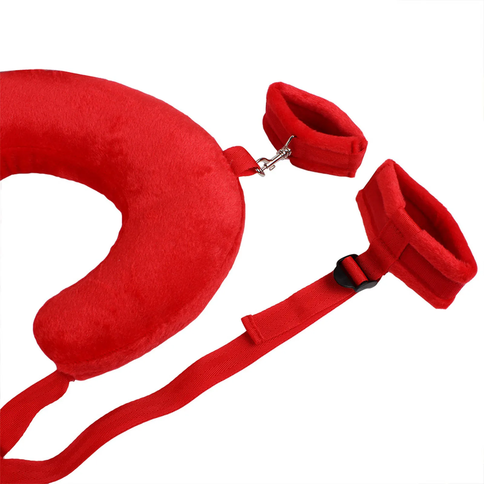 BDSM Bondage Set King Size Bed Restraints Adjustable Straps Sex Ties Handcuff Wrist Ankle Cuff & Blindfold Sex Toys for Couples BDSM Bondage Set King Size Bed Restraints Adjustable Straps Sex Ties Handcuff Wrist Ankle Cuff & Blindfold Sex Toys for Couples