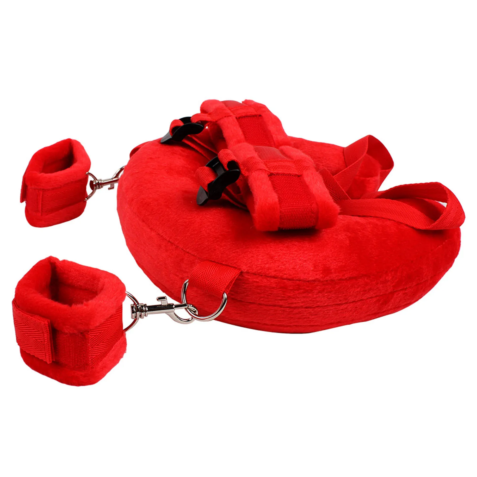 BDSM Bondage Set King Size Bed Restraints Adjustable Straps Sex Ties Handcuff Wrist Ankle Cuff & Blindfold Sex Toys for Couples BDSM Bondage Set King Size Bed Restraints Adjustable Straps Sex Ties Handcuff Wrist Ankle Cuff & Blindfold Sex Toys for Couples