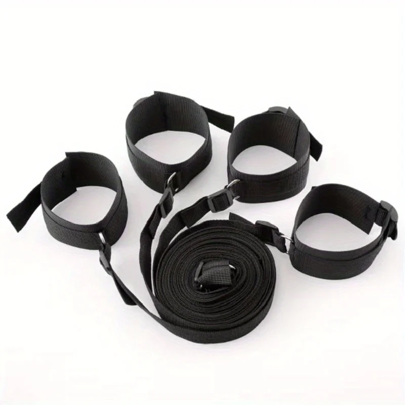 BDSM Bed Restraints Kit, Wrist Leg Restraint SystemHand & Ankle Cuff Bed Restraints Sex Bondage Position SupportSling Sex Play BDSM Bed Restraints Kit, Wrist Leg Restraint SystemHand & Ankle Cuff Bed Restraints Sex Bondage Position SupportSling Sex Play