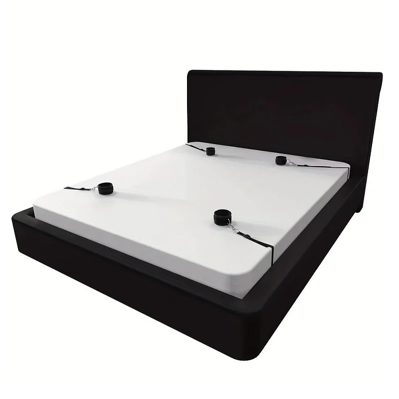 BDSM Bed Restraints Kit, Wrist Leg Restraint SystemHand & Ankle Cuff Bed Restraints Sex Bondage Position SupportSling Sex Play BDSM Bed Restraints Kit, Wrist Leg Restraint SystemHand & Ankle Cuff Bed Restraints Sex Bondage Position SupportSling Sex Play