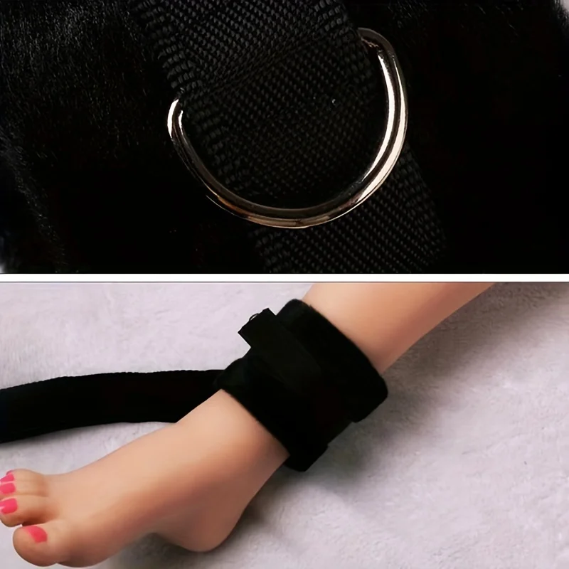 BDSM Bed Restraints Kit, Wrist Leg Restraint SystemHand & Ankle Cuff Bed Restraints Sex Bondage Position SupportSling Sex Play BDSM Bed Restraints Kit, Wrist Leg Restraint SystemHand & Ankle Cuff Bed Restraints Sex Bondage Position SupportSling Sex Play