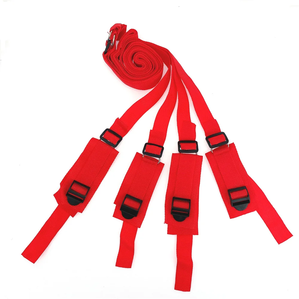 Sex Toys For Woman Couples Handcuffs Open Leg Bdsm Bondage Set Under Bed Restraints Rope Strap System Adult Wrists & Ankle Cuffs