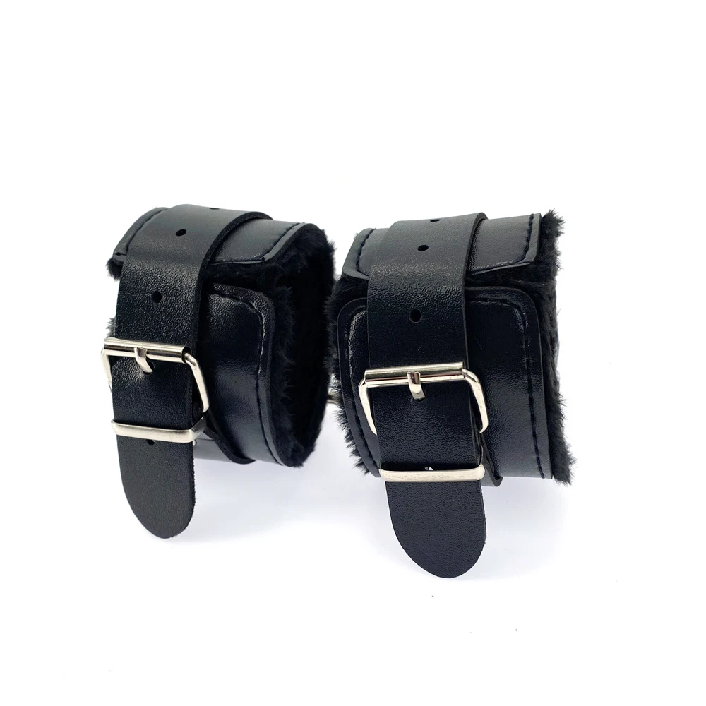 PU Leather Handcuffs Sex Bondage Restraints Wrist Hand Cuffs Product,Adult Game Toys for Women&Men Products Bdsm Fetish