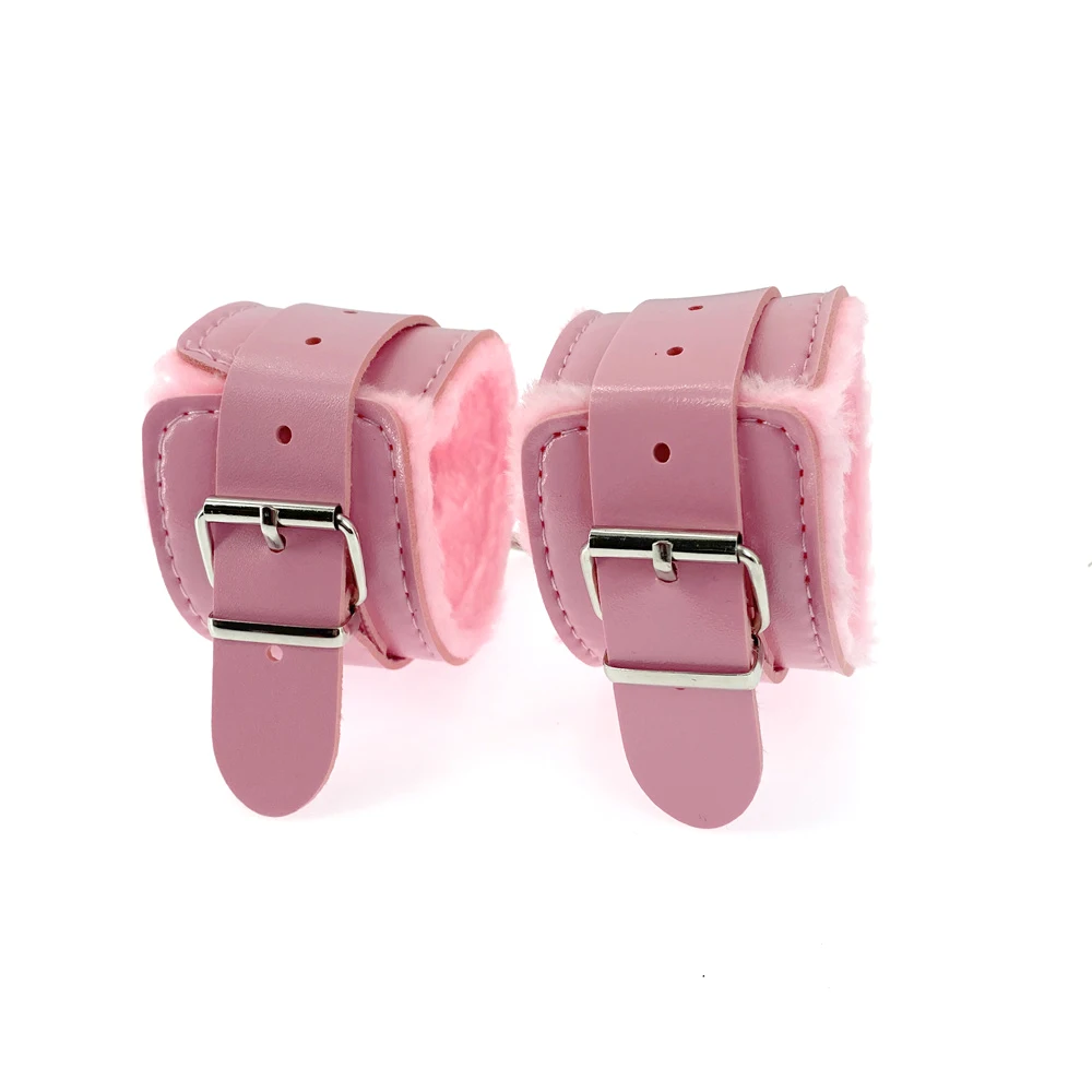 PU Leather Handcuffs Sex Bondage Restraints Wrist Hand Cuffs Product,Adult Game Toys for Women&Men Products Bdsm Fetish