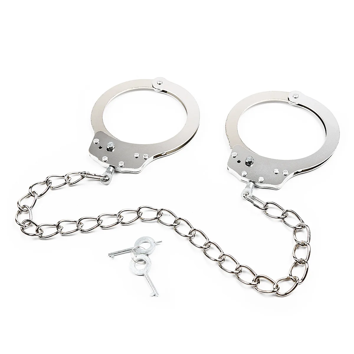 DUTRIEUX Stainless Steel Handcuffs Metal Wrist Ankle Cuffs Bracelet BDSM Bondage Restraints Flirting Props Sex Toys For Couples