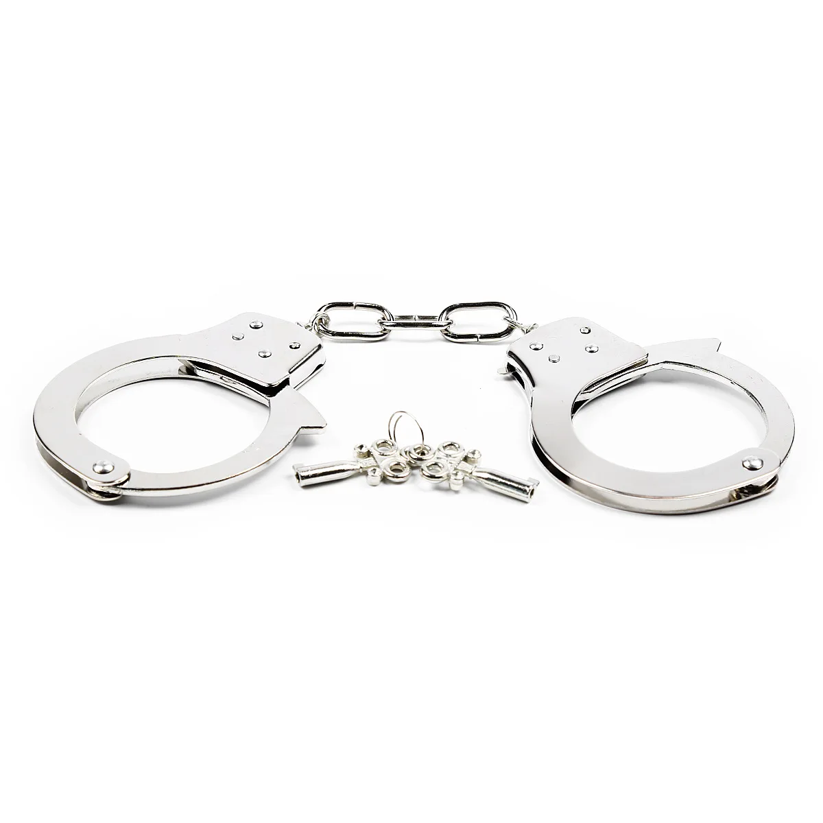 DUTRIEUX Stainless Steel Handcuffs Metal Wrist Ankle Cuffs Bracelet BDSM Bondage Restraints Flirting Props Sex Toys For Couples
