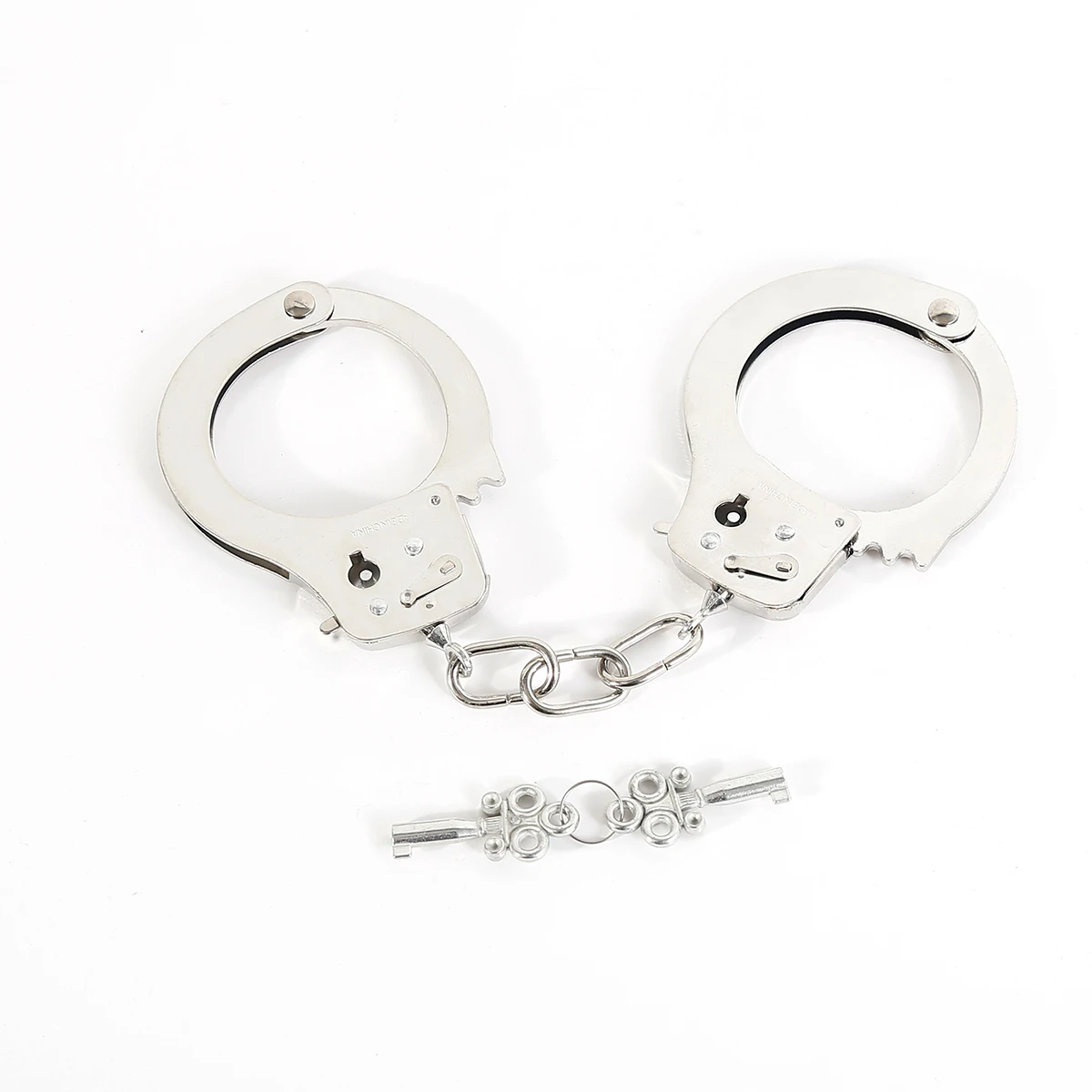 DUTRIEUX Stainless Steel Handcuffs Metal Wrist Ankle Cuffs Bracelet BDSM Bondage Restraints Flirting Props Sex Toys For Couples