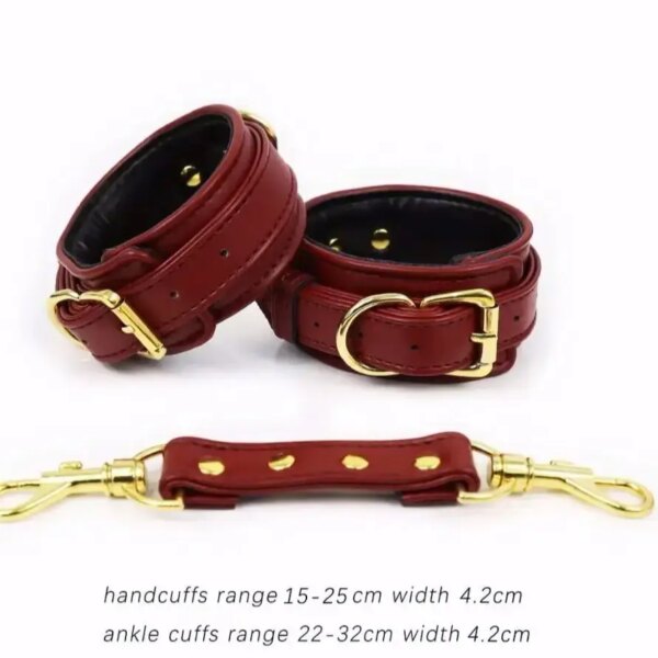 7 Colors Available Handcuffs Restraints  Bondage Couples Adult Games Sex Toys for Women Erotic Wrist Ankle Cuffs