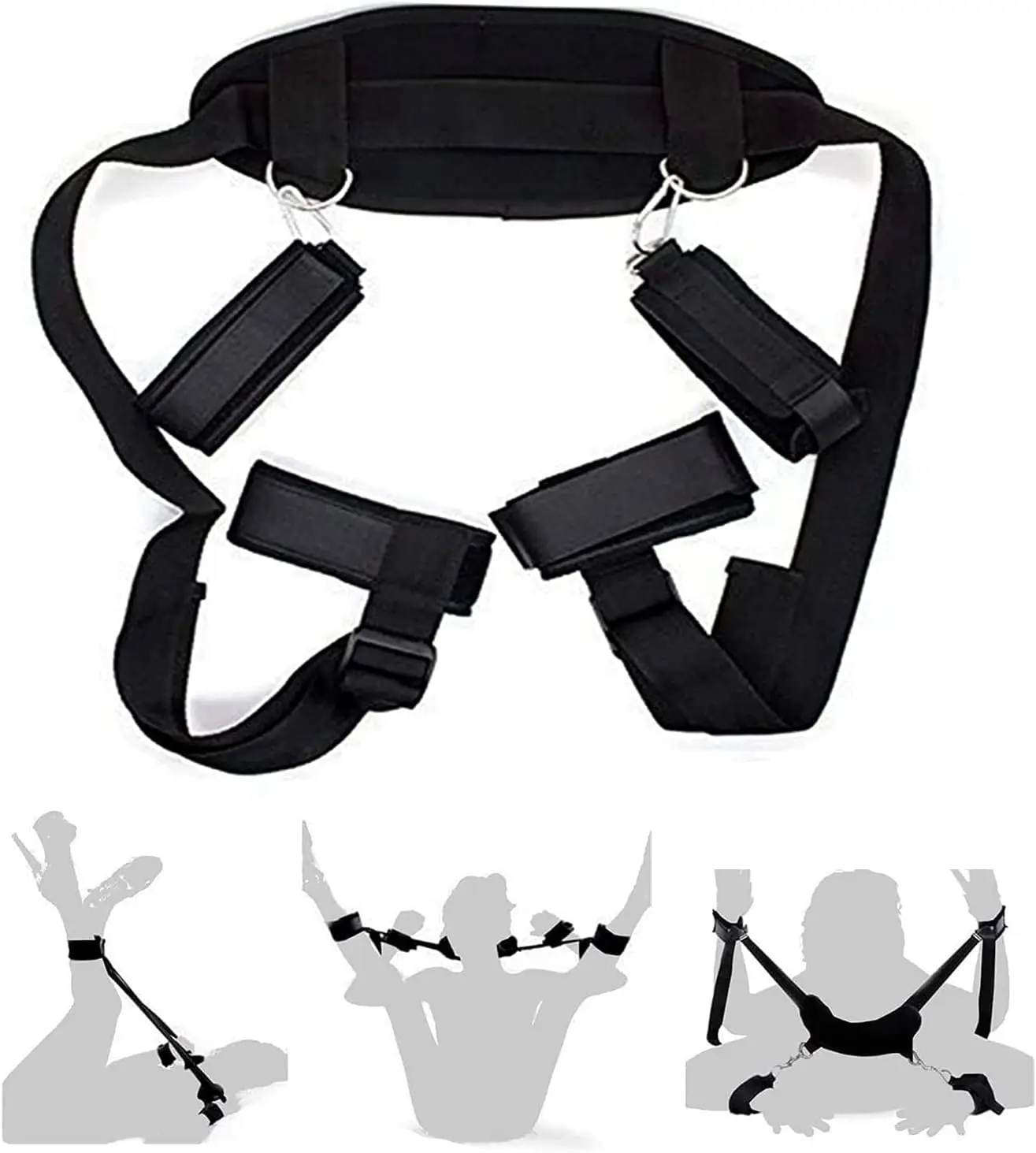 Bondage Restraint Sex BDSM Kit Sex Toys Wrist Leg Restraint Hand Ankle Cuff Bed Restraints Sex Bondage Position Support Sex Play