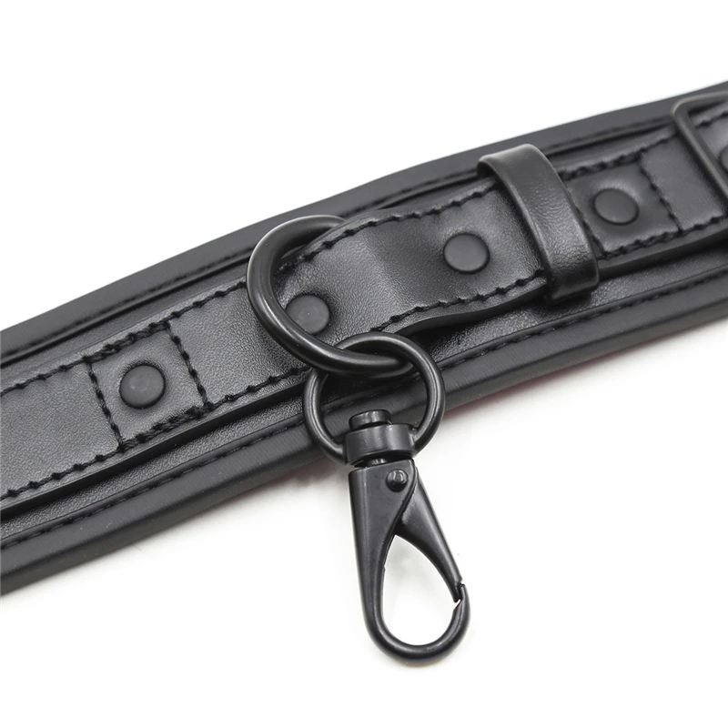 PU Leather Bondage Handcuffs for BDSM Sex Fetish Slave Body Restraints Wrist Ankle Cuffs Erotic Sex Toys for Women Men Sex Shop PU Leather Bondage Handcuffs for BDSM Sex Fetish Slave Body Restraints Wrist Ankle Cuffs Erotic Sex Toys for Women Men Sex Shop