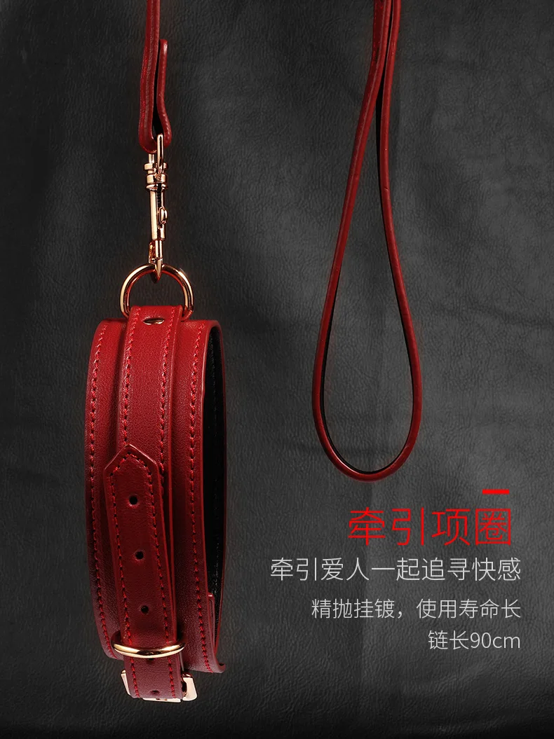 Thierry BDSM Bondage Restraint Kits Handcuffs Collar Wrist Ankle Leg Thigh cuffs Waist Belt Mask Sex Toys For Couples Adult Game