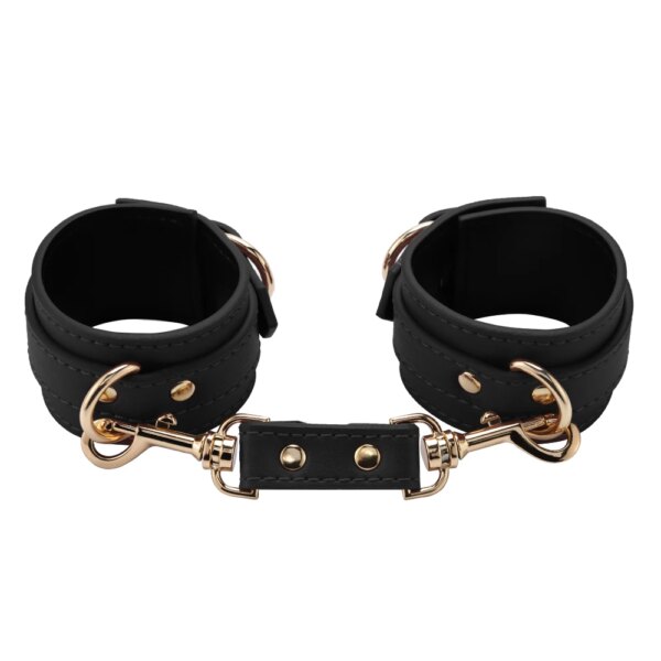 BDSM Bondage Restraint Kits Handcuffs Collar Wrist Ankle Leg Thigh cuffs Waist Belt Mask Sex Toys For Couples Adult Game